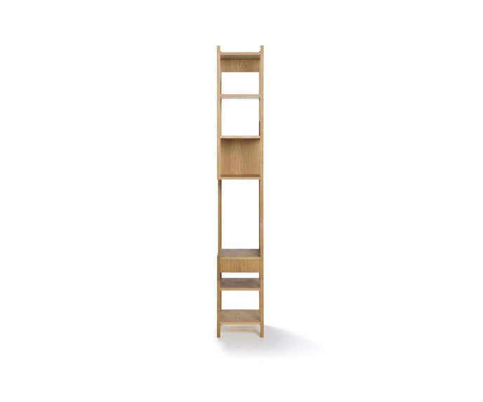 Lungangolo Oak Bookshelf with Integrated Drawer by Cassina