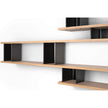 Nuage à Plots Wood and Aluminum Bookcase by Cassina