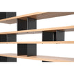 Nuage à Plots Wood and Aluminum Bookcase by Cassina