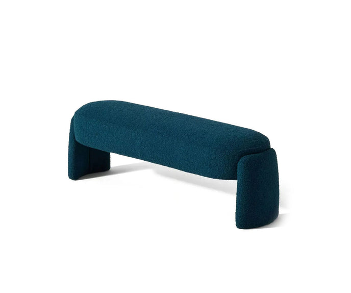 Cassina Ruuna upholstered bench designed by Patricia Urquiola.