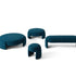 Cassina Ruuna upholstered bench designed by Patricia Urquiola.