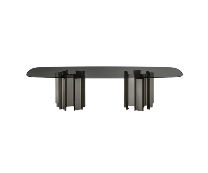 Cathedral Glass Dining Table by Studio14 for Tonelli Design | Casa Design Group