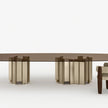 Cathedral Glass Dining Table by Studio14 for Tonelli Design | Casa Design Group