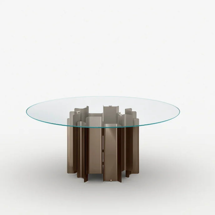 Cathedral Glass Dining Table by Studio14 for Tonelli Design | Casa Design Group