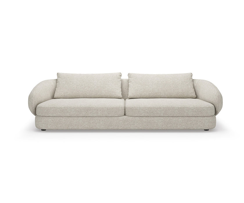 Craig Supersoft sofa by Cattelan Italia featuring rounded armrests, generous proportions, and soft upholstered cushions.