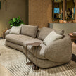 Craig Supersoft sofa by Cattelan Italia featuring rounded armrests, generous proportions, and soft upholstered cushions.