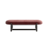 Cecil Upholstered Indoor Bench with Leather Piping by CPRN Homood | Casa Design Group