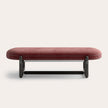 Cecil Upholstered Indoor Bench with Leather Piping by CPRN Homood | Casa Design Group