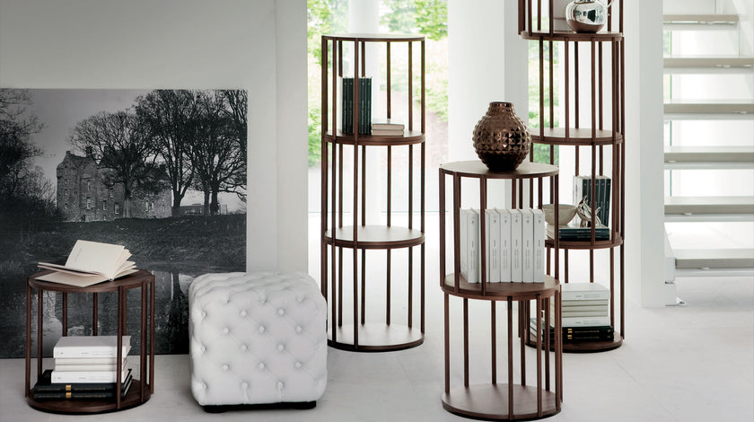 High End Cell Bookcase by Porada Casa Design Group