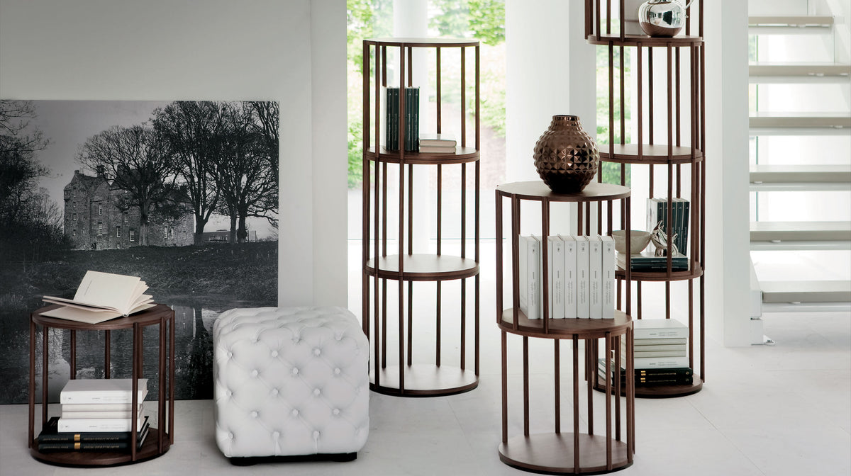 High End Cell Bookcase by Porada Casa Design Group