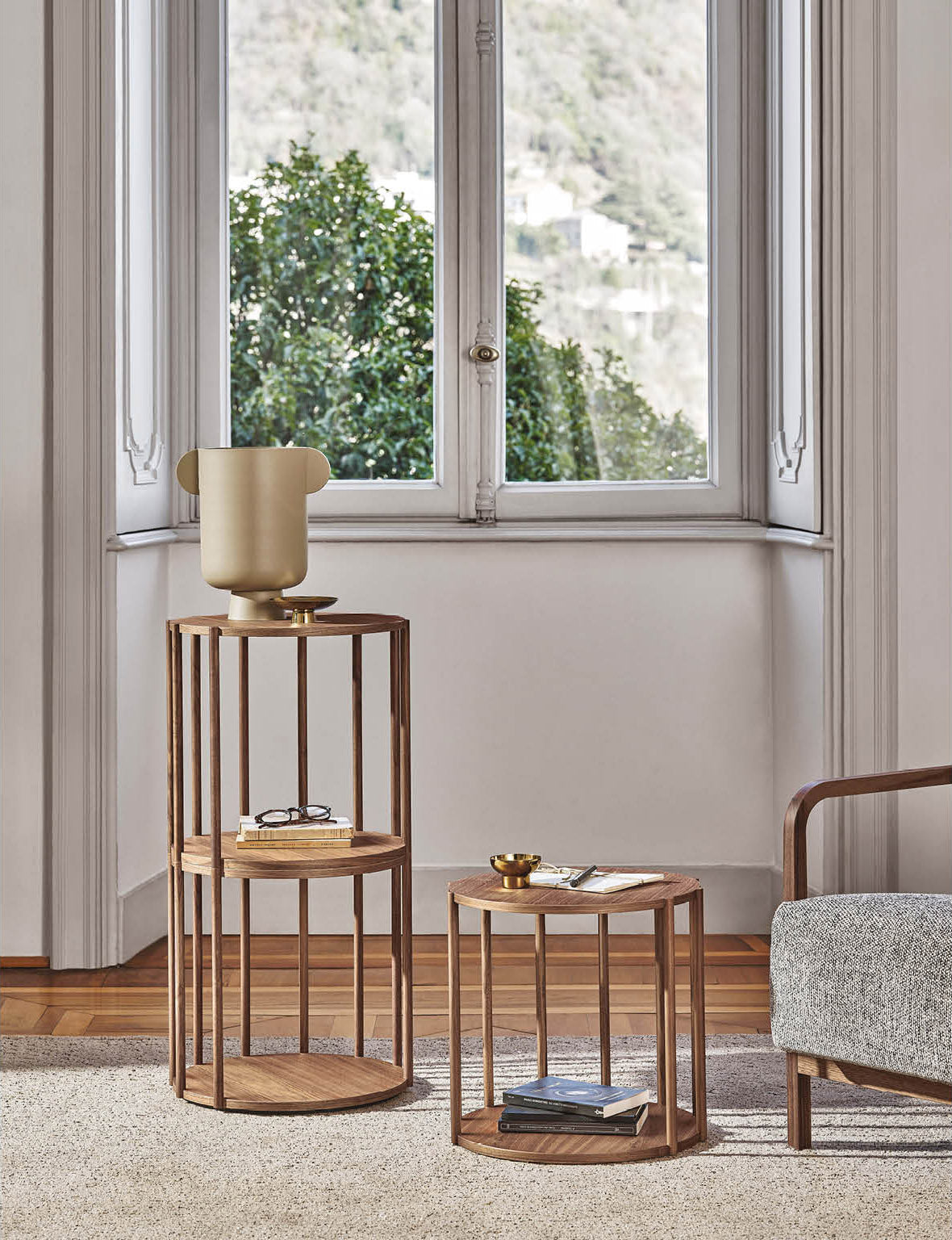 High End Cell Bookcase by Porada Casa Design Group