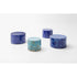 Cerchi Outdoor Round Coffee Table by Paola Lenti, Featuring Unique Majolica Design And Glass Top | Casa Design Group