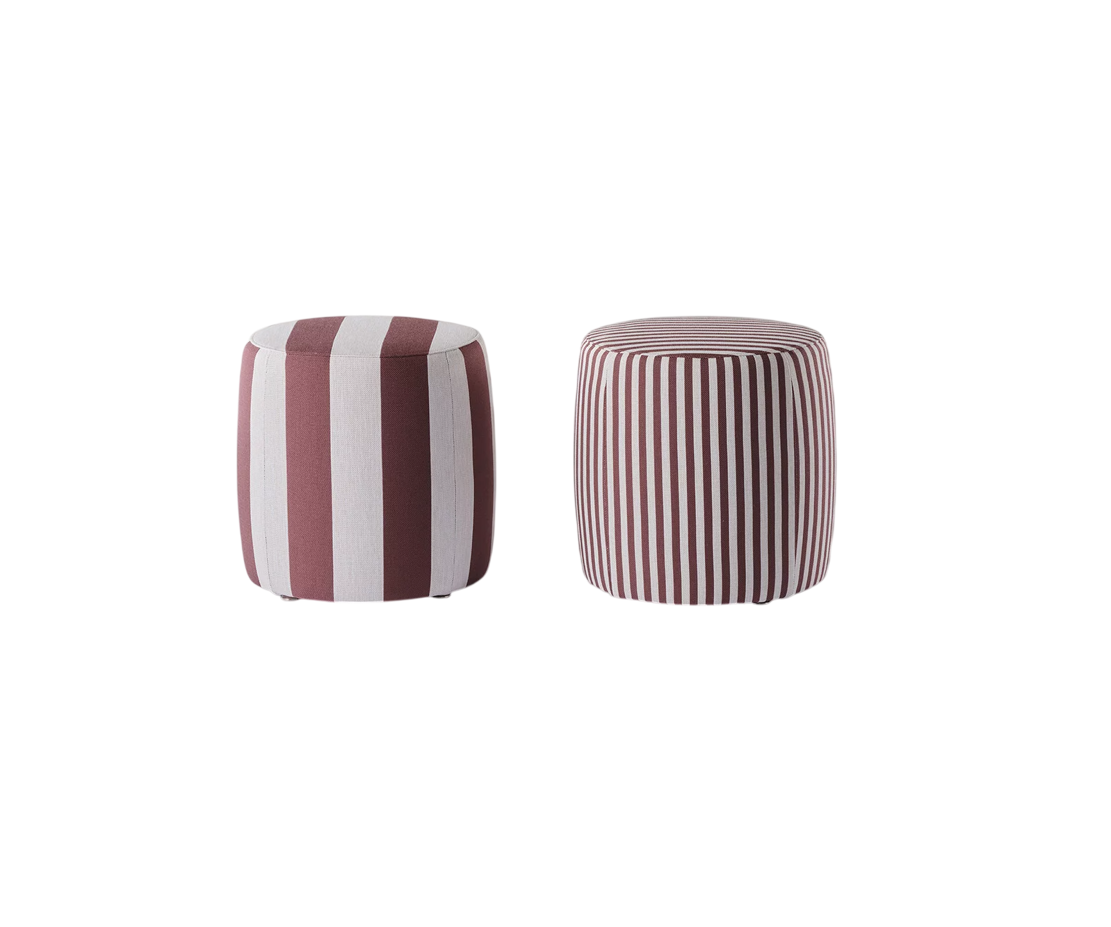 Charlot Open Air Pouf by Meridiani outdoor round pouf Casa Design Group