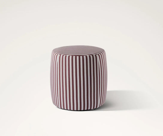 Charlot Open Air Pouf by Meridiani outdoor round pouf Casa Design Group