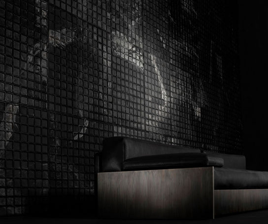 High End Checkmate Wall Panel by Henge Casa Design Group