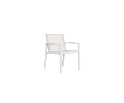 Contemporary Chelsea Outdoor Dining Armchair by Danao with Powder-coated Aluminum Frame | Casa Design Group