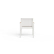 Contemporary Chelsea Outdoor Dining Armchair by Danao with Powder-coated Aluminum Frame | Casa Design Group