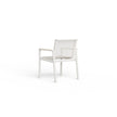 Contemporary Chelsea Outdoor Dining Armchair by Danao with Powder-coated Aluminum Frame | Casa Design Group