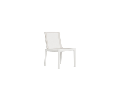 Contemporary Powder-Coated Aluminum Chelsea Outdoor Side Dining Chair by Danao | Casa Design Group