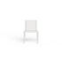 Contemporary Powder-Coated Aluminum Chelsea Outdoor Side Dining Chair by Danao | Casa Design Group