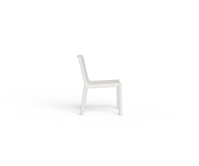 Contemporary Powder-Coated Aluminum Chelsea Outdoor Side Dining Chair by Danao | Casa Design Group