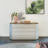 Chelsea Sideboard with geometric lacquered wood structure, storage drawers and recessed ceramic or mirrored glass top by Cattelan Italia | Casa Design Group