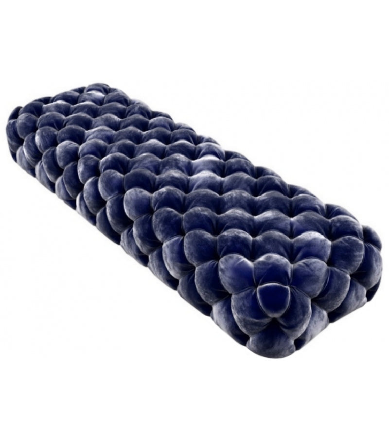 Chester Moon Leather Pouf by Paola Navone for Baxter | Casa Design Group