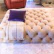 Chester Moon Leather Pouf by Paola Navone for Baxter | Casa Design Group