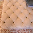 Chester Moon Leather Pouf by Paola Navone for Baxter | Casa Design Group
