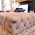 Chester Moon Leather Pouf by Paola Navone for Baxter | Casa Design Group