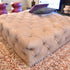 Chester Moon Leather Pouf by Paola Navone for Baxter | Casa Design Group