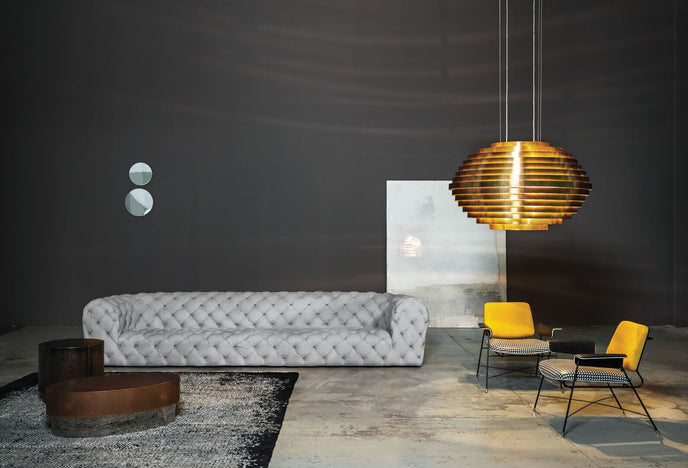 Chester Moon Leather Sofa by Paola Navone for Baxter | Casa Design Group