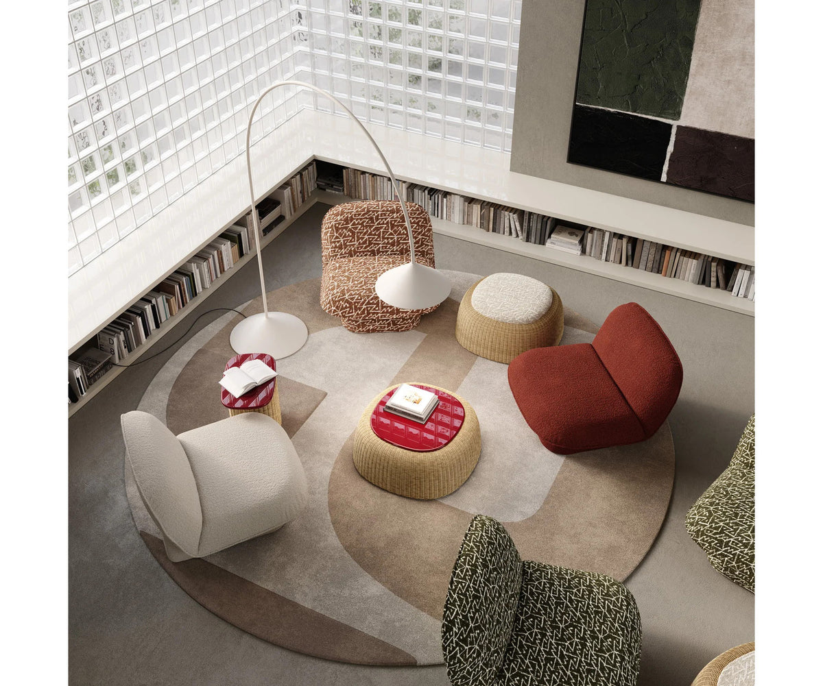 Clara Lounge Chair by Frigerio upholstered modern lounge chair Casa Design Group