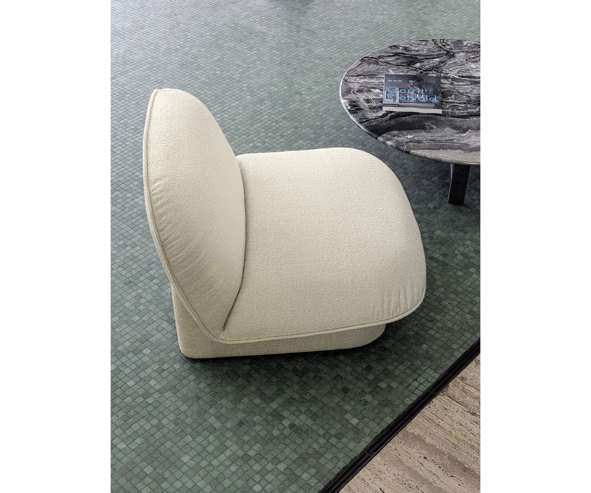 Clara Lounge Chair by Frigerio upholstered modern lounge chair Casa Design Group