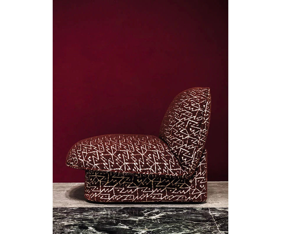 Clara Lounge Chair by Frigerio upholstered modern lounge chair Casa Design Group