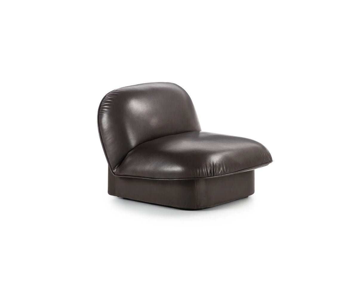 Clara Lounge Chair by Frigerio upholstered modern lounge chair Casa Design Group