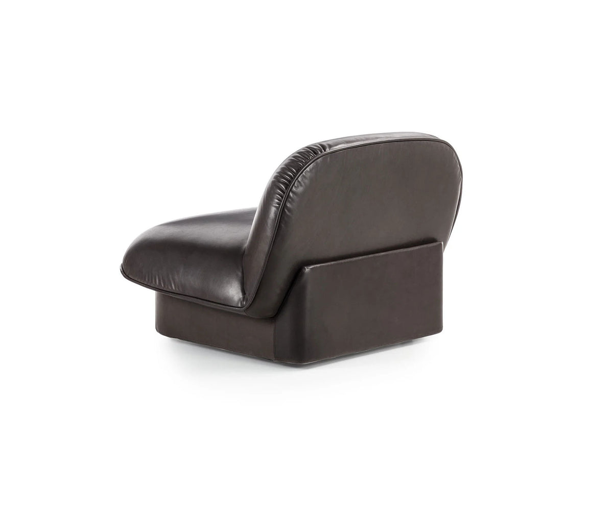 Clara Lounge Chair by Frigerio upholstered modern lounge chair Casa Design Group