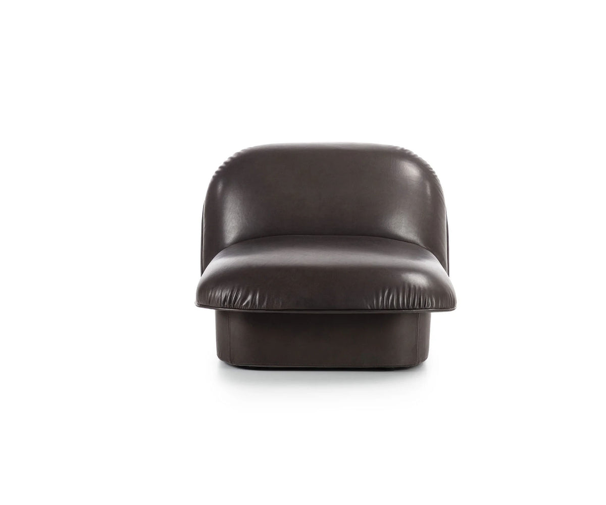 Clara Lounge Chair by Frigerio upholstered modern lounge chair Casa Design Group