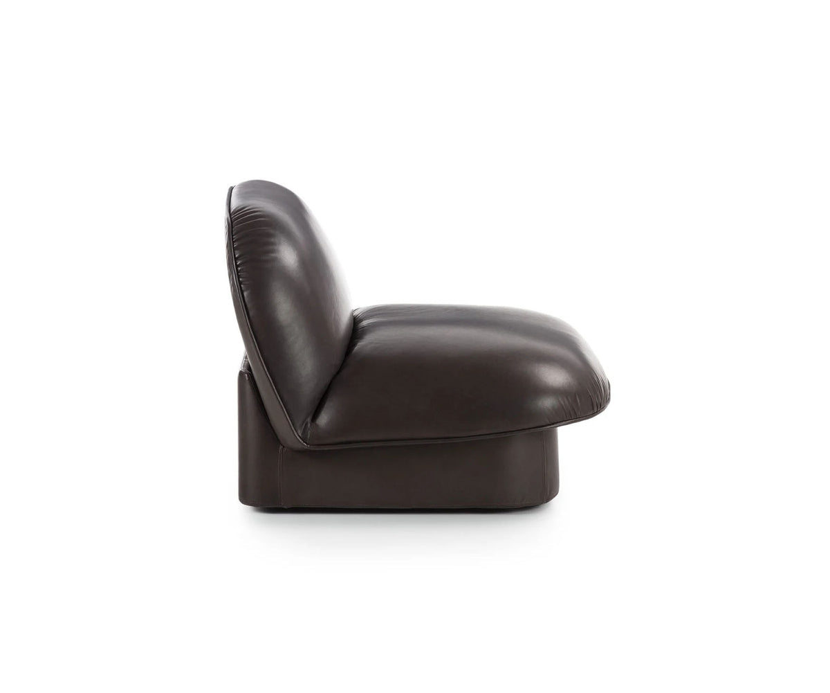 Clara Lounge Chair by Frigerio upholstered modern lounge chair Casa Design Group