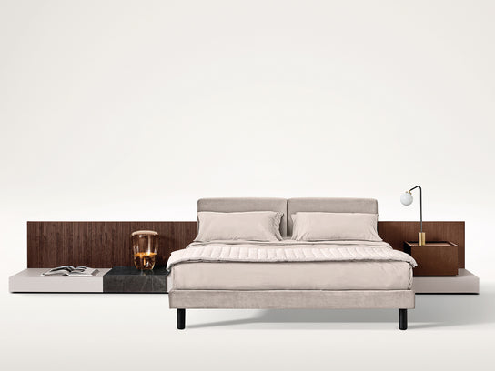 Cliff Refined Modular Bed by Andrea Parisio for Meridiani | Casa Design Group