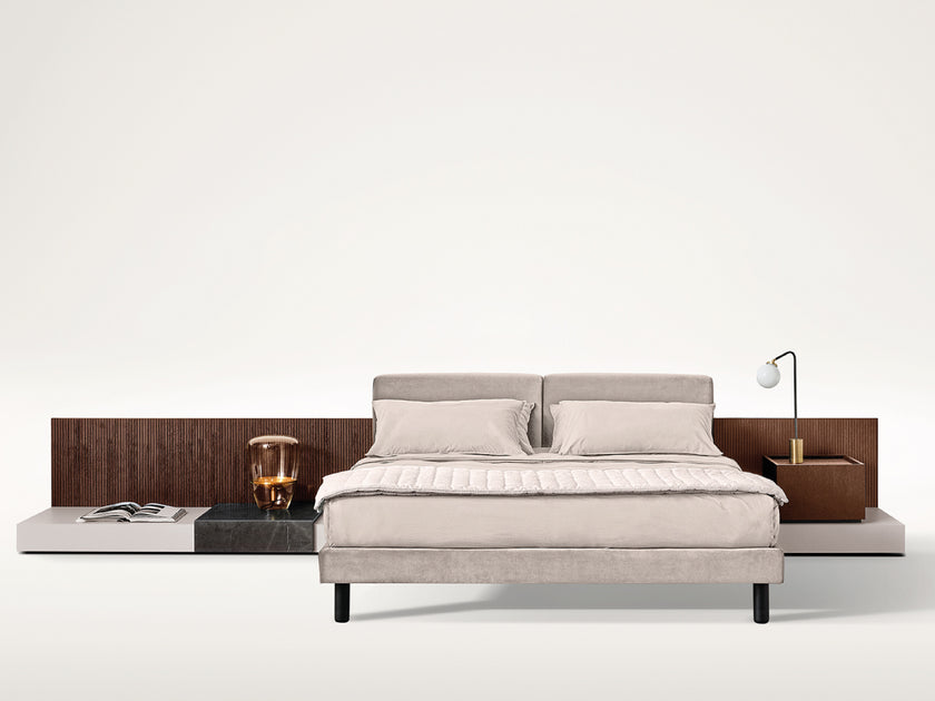 Cliff Refined Modular Bed by Andrea Parisio for Meridiani | Casa Design Group