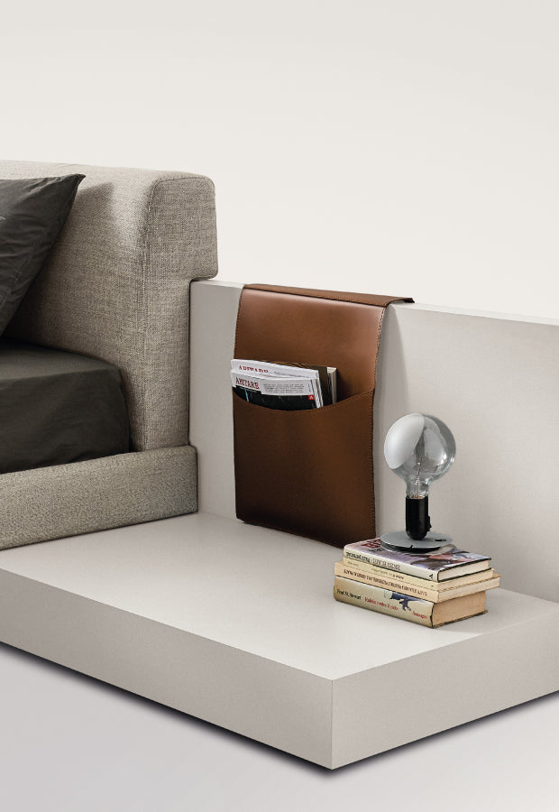 Cliff Refined Modular Bed by Andrea Parisio for Meridiani | Casa Design Group