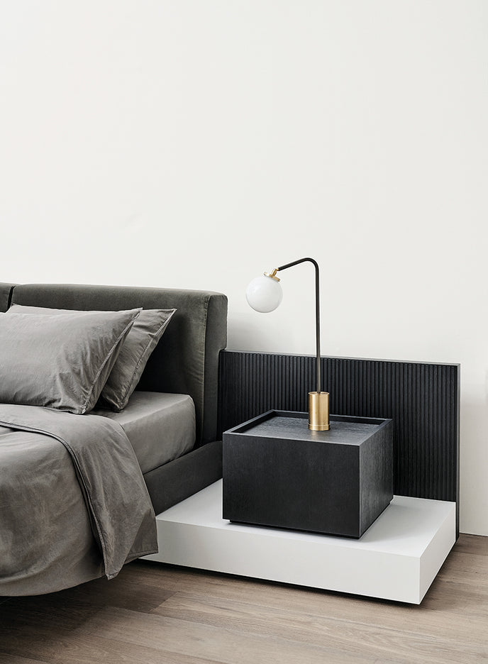 Cliff Refined Modular Bed by Andrea Parisio for Meridiani | Casa Design Group