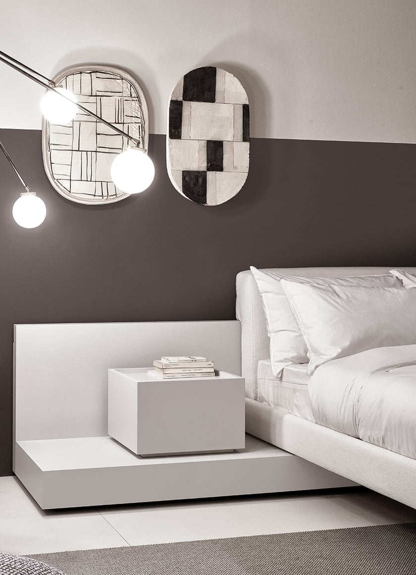 Cliff Refined Modular Bed by Andrea Parisio for Meridiani | Casa Design Group