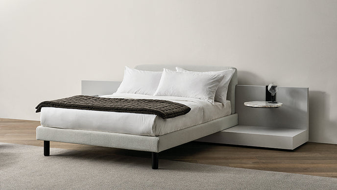 Cliff Refined Modular Bed by Andrea Parisio for Meridiani | Casa Design Group