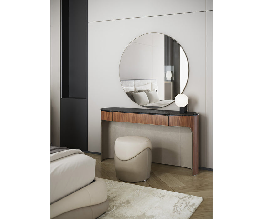 Clori elegant upholstered pouf by Margherita Fanti | Casa Design Group