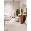 Clori elegant upholstered pouf by Margherita Fanti | Casa Design Group