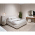 Clori elegant upholstered pouf by Margherita Fanti | Casa Design Group