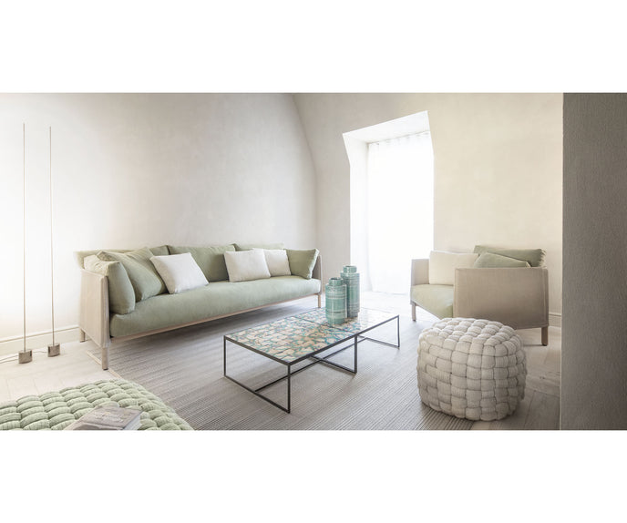 Luxury Handcrafted Majolica Cocci Outdoor Coffee Table by Paola Lenti Casa Design Group