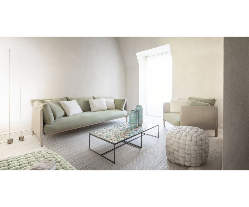 Luxury Handcrafted Majolica Cocci Outdoor Coffee Table by Paola Lenti Casa Design Group